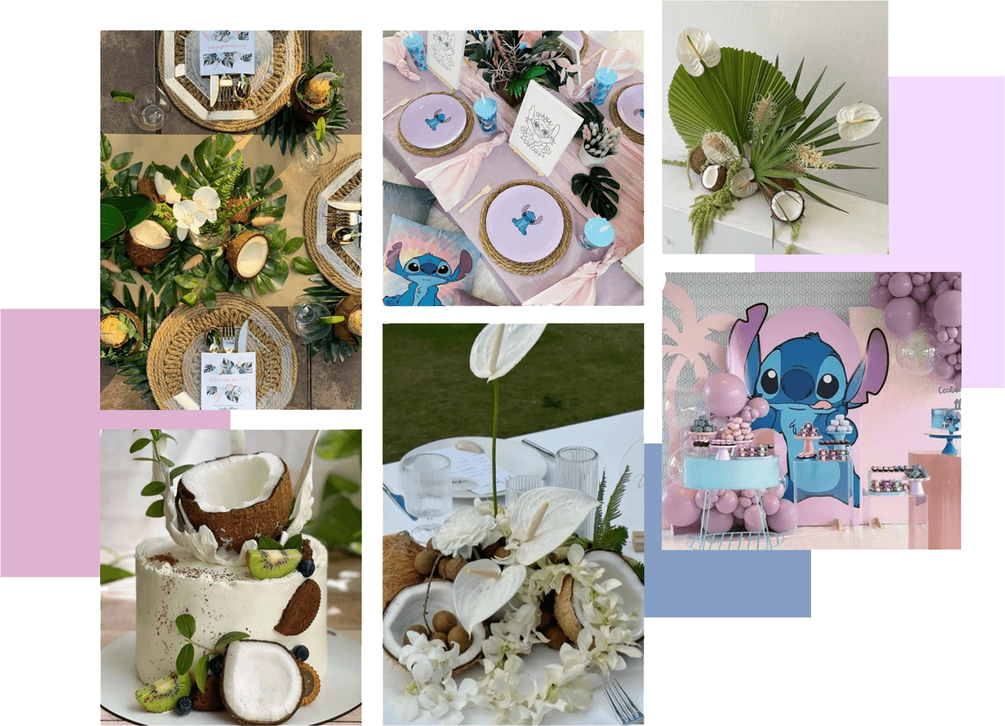 Conceptualisation d'une fête d'enfant